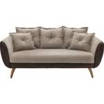 2/3-Sitzer Sofa von INOSIGN, in der Farbe Braun, aus Microfaser, Vorschaubild