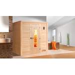Sauna-Kabine von Weka, in der Farbe Braun, aus Massivholz, andere Perspektive, Vorschaubild
