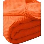 Tagesdecke von Kneer, in der Farbe Orange, aus Baumwolle, andere Perspektive, Vorschaubild