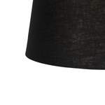Deckenlampe von QAZQA, in der Farbe Schwarz, aus Leinen, andere Perspektive, Vorschaubild