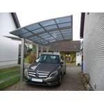 Carport von Ximax, in der Farbe Schwarz, aus Aluminium, andere Perspektive, Vorschaubild