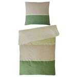 Bettwäsche-Garnitur von BIERBAUM, in der Farbe Grün, aus Baumwolle, andere Perspektive, Vorschaubild