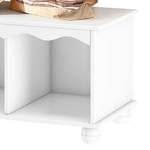 Garderobenbank von Möbel4Life, in der Farbe Weiss, aus Massivholz, andere Perspektive, Vorschaubild