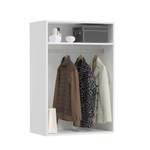 Garderobenschrank von Möbel4Life, in der Farbe Weiss, aus Holzwerkstoff, andere Perspektive, Vorschaubild