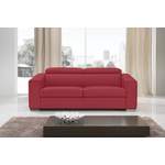 2/3-Sitzer Sofa von Egoitaliano, in der Farbe Rot, aus Leder, andere Perspektive, Vorschaubild