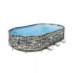 Schwimmbecken von Bestway, in der Farbe Grau, aus Pvc, andere Perspektive, Vorschaubild