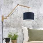 Wandlampe von GOOD&MOJO, in der Farbe Braun, aus Bambus, andere Perspektive, Vorschaubild