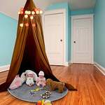 Kinderbett von Sorand, in der Farbe Braun, andere Perspektive, Vorschaubild