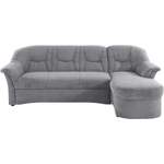 Ecksofa von DOMO collection, in der Farbe Grau, aus Chenille, andere Perspektive, Vorschaubild