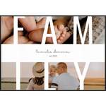 Personalisiertes Fotoposter der Marke My Fam Poster I Individuelle Familienposter