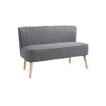 2/3-Sitzer Sofa von HOMCOM, in der Farbe Grau, aus Massiver, andere Perspektive, Vorschaubild