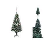 Weihnachtsbaum von VIDAXL, in der Farbe Grün, aus Pvc, andere Perspektive, Vorschaubild
