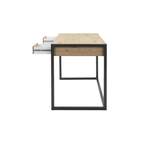 Schreibtisch von Finori, in der Farbe Braun, aus Holzwerkstoff, andere Perspektive, Vorschaubild