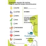 Allergiekarte für der Marke PureNature