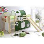 Kinderhochbett von MID.YOU, in der Farbe Grün, aus Holz, Vorschaubild