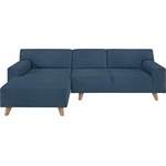 Ecksofa von TOM TAILOR HOME, in der Farbe Blau, aus Samtstoff, andere Perspektive, Vorschaubild