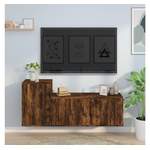 TV-Wand von furnicato, in der Farbe Braun, aus Holzwerkstoff, andere Perspektive, Vorschaubild