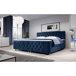 Boxspringbett von Luxusbetten24, in der Farbe Blau, andere Perspektive, Vorschaubild