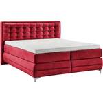 Boxspringbett von GALLERY M branded by Musterring, in der Farbe Rot, aus Massivholz, andere Perspektive, Vorschaubild