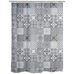 Duschvorhang von Wenko, in der Farbe Grau, aus Polyester, andere Perspektive, Vorschaubild