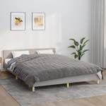 Bettdecke von vidaXL, in der Farbe Grau, aus Polyester, Vorschaubild