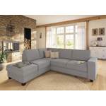 Ecksofa von home affaire, in der Farbe Silber, andere Perspektive, Vorschaubild