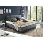 Boxspringbett von loftscape, in der Farbe Schwarz, aus Webstoff, andere Perspektive, Vorschaubild