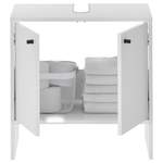 Waschbeckenunterschrank von loftscape, in der Farbe Weiss, aus Kunststoff, andere Perspektive, Vorschaubild