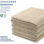 Handtuch-Set von Schiesser, in der Farbe Beige, aus Frottier, andere Perspektive, Vorschaubild