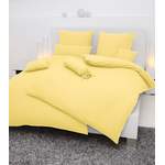Bettwäsche-Garnitur von Janine, in der Farbe Gelb, aus Baumwolle, andere Perspektive, Vorschaubild