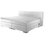 Boxspringbett von Livetastic, in der Farbe Weiss, aus Textil, andere Perspektive, Vorschaubild