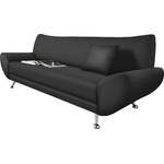 2/3-Sitzer Sofa von INOSIGN, in der Farbe Schwarz, aus Kunstleder, andere Perspektive, Vorschaubild