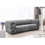 2/3-Sitzer Sofa von Fun Moebel, in der Farbe Grau, aus Textil, andere Perspektive, Vorschaubild