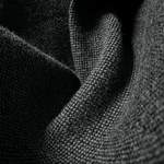 Esszimmerstuhl von Gubi, in der Farbe Schwarz, aus Schurwolle, andere Perspektive, Vorschaubild