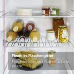 Kühlschrank von NEFF, in der Farbe Weiss, aus Sicherheitsglas, andere Perspektive, Vorschaubild