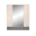 Garderobenschrank von Stylefy, in der Farbe Grau, aus Holzwerkstoff, andere Perspektive, Vorschaubild