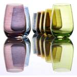 Glas von Stölzle, in der Farbe Lila, andere Perspektive, Vorschaubild