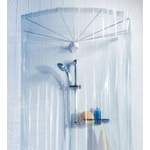 Duschvorhang von SPIRELLA, in der Farbe Weiss, aus Polyvinylchlorid, andere Perspektive, Vorschaubild