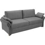 2/3-Sitzer Sofa, in der Farbe Grau, aus Kunststoff, andere Perspektive, Vorschaubild