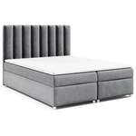 Boxspringbett von Best for Home, in der Farbe Grau, andere Perspektive, Vorschaubild