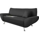 2/3-Sitzer Sofa von INOSIGN, in der Farbe Schwarz, aus Kunstleder, Vorschaubild