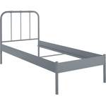 Metallbett von loft24, in der Farbe Grau, aus Metall, andere Perspektive, Vorschaubild