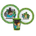 Minecraft Kindergeschirr-Set der Marke Minecraft