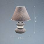 Beistelltischlampe von FHL easy!, in der Farbe Grau, aus Keramik, Vorschaubild