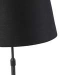 Beistelltischlampe von QAZQA, in der Farbe Schwarz, aus Baumwolle, andere Perspektive, Vorschaubild