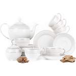 Teekocher von Konsimo, in der Farbe Weiss, aus Porzellan, andere Perspektive, Vorschaubild