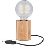 Beistelltischlampe von BRITOP LIGHTING, in der Farbe Braun, aus Holz, Vorschaubild