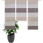 Scheibengardine von Home Wohnideen, in der Farbe Grau, aus Polyester, andere Perspektive, Vorschaubild