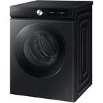 Frontladerwaschmaschine von Samsung, in der Farbe Schwarz, andere Perspektive, Vorschaubild