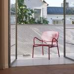Armlehnstuhl von Petite Friture, in der Farbe Rosa, aus Aluminium, andere Perspektive, Vorschaubild